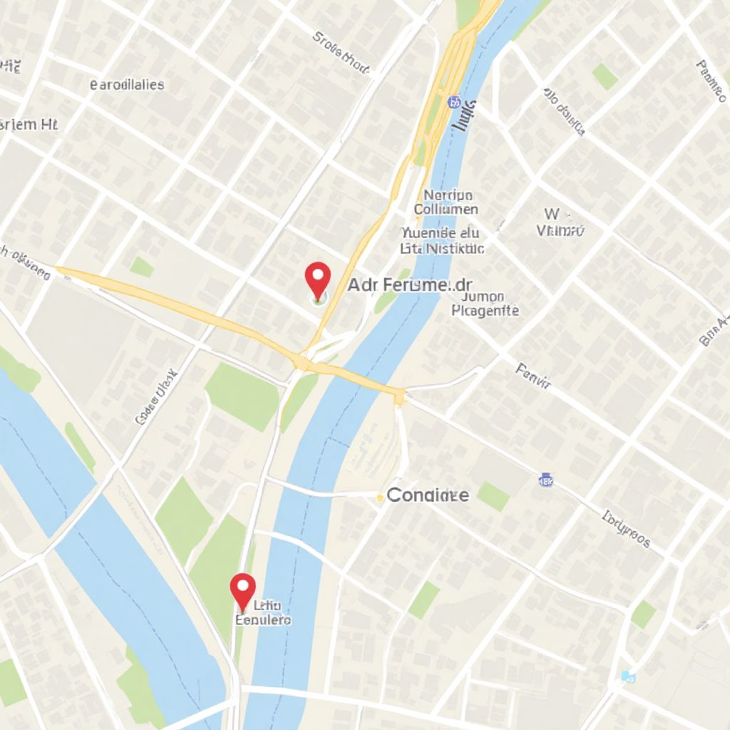 Mapa de ubicación de la oficina